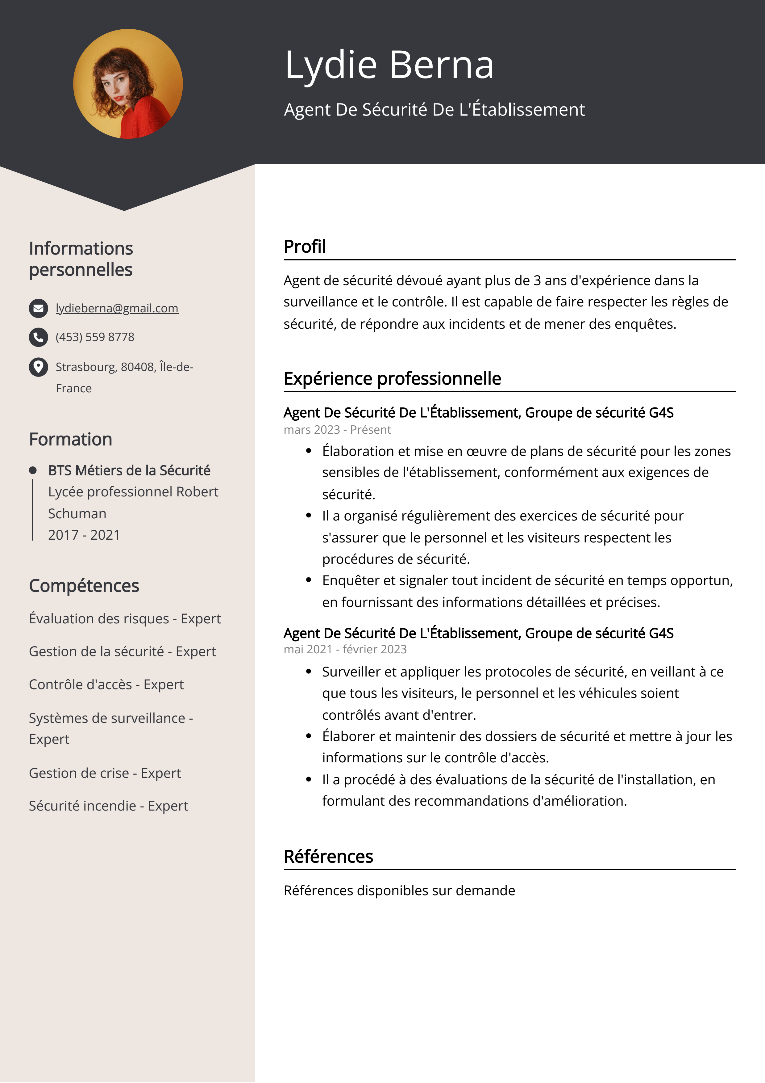 Créer un CV