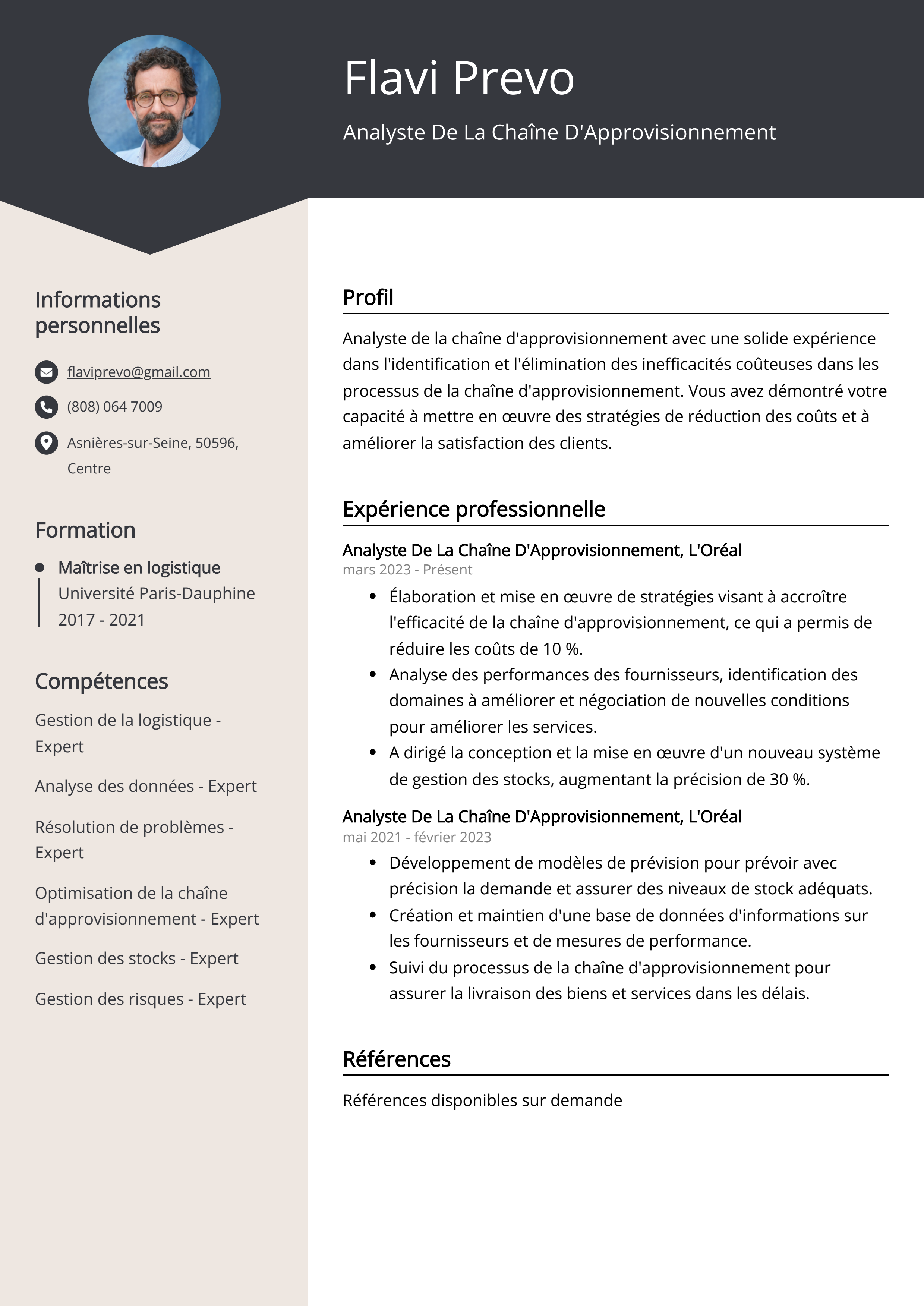 Créer un CV