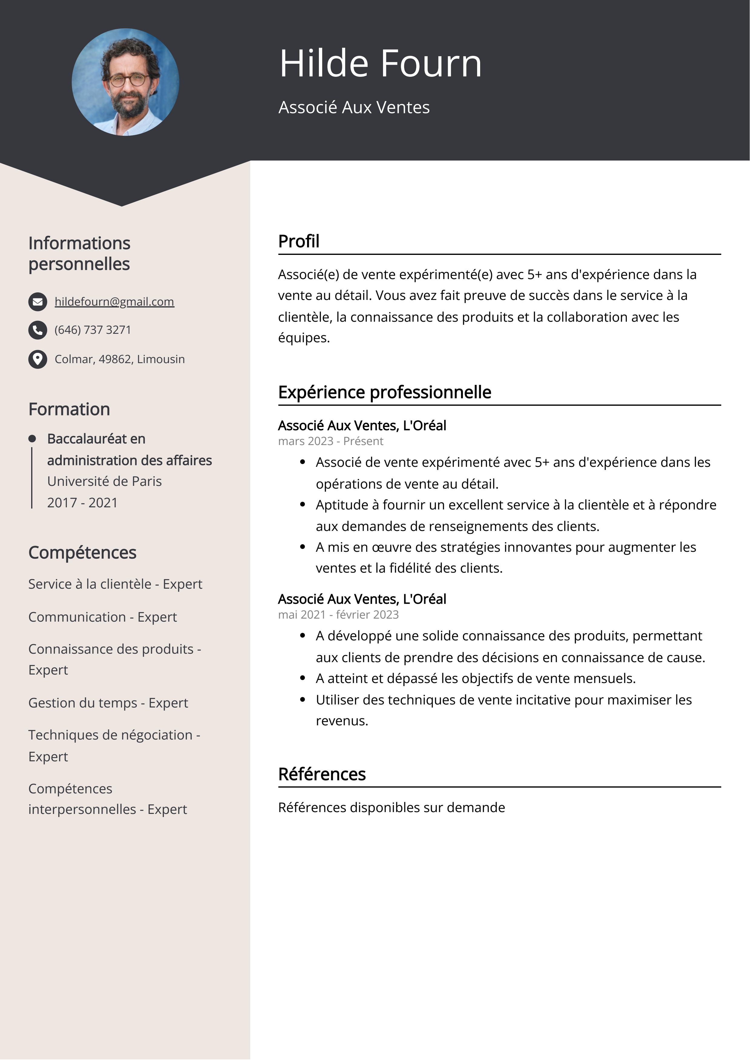 Créer un CV