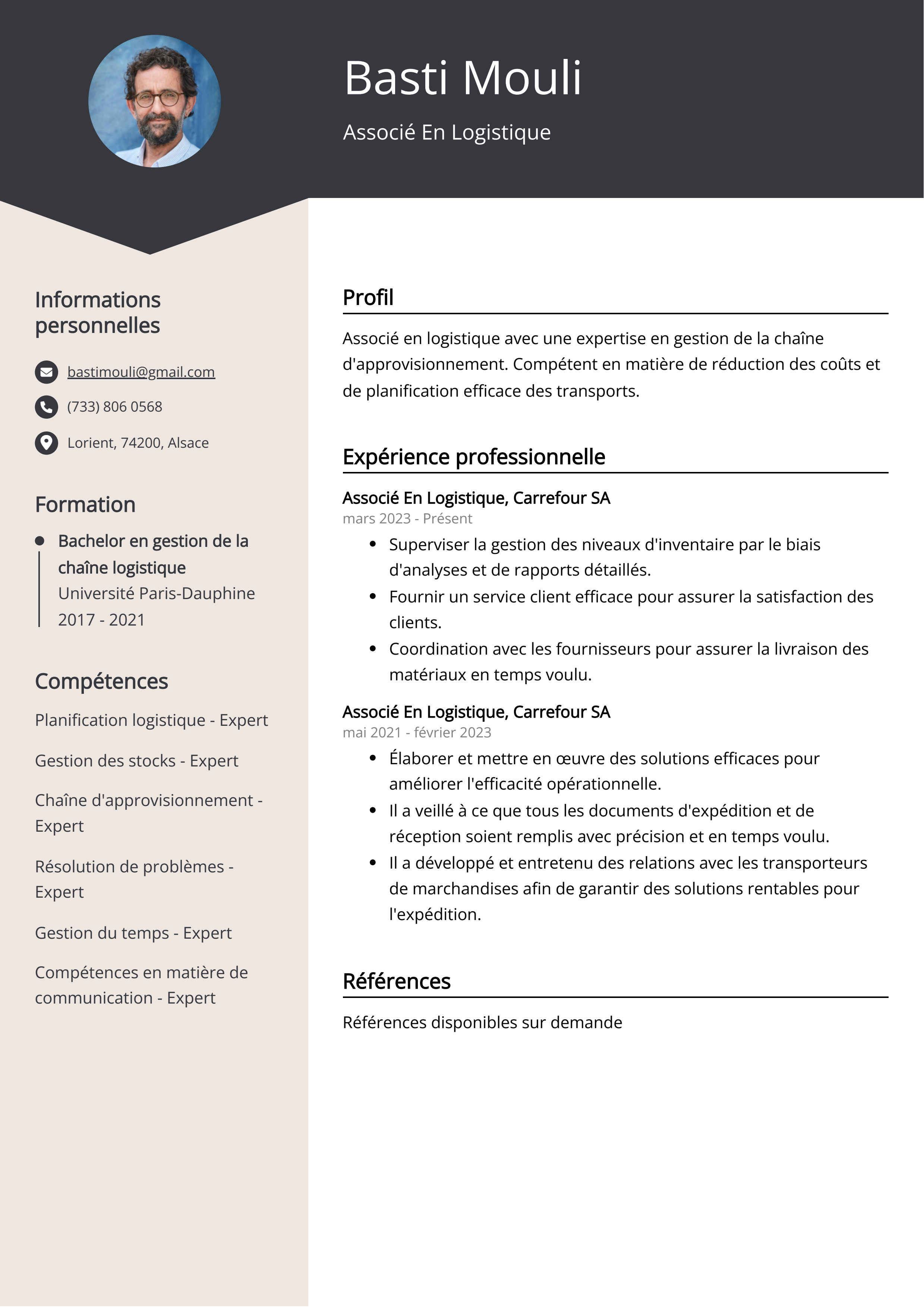 Créer un CV