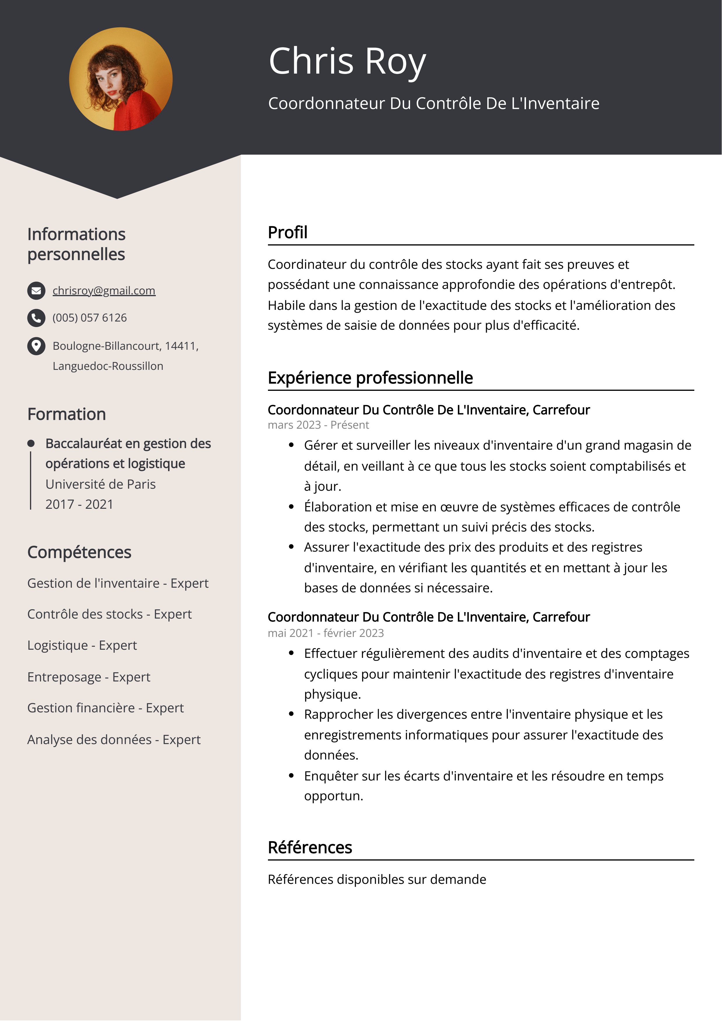 Créer un CV