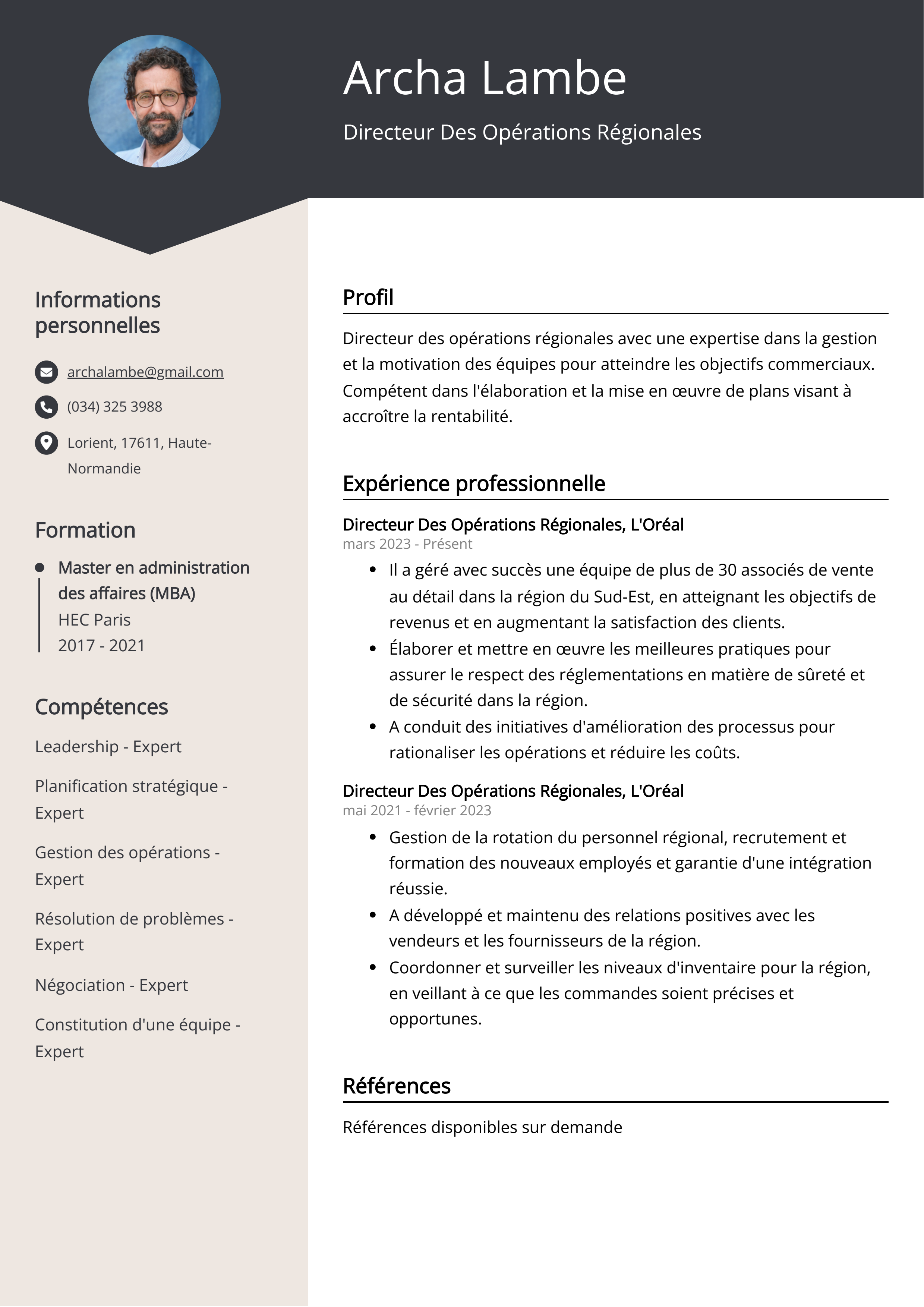 Créer un CV