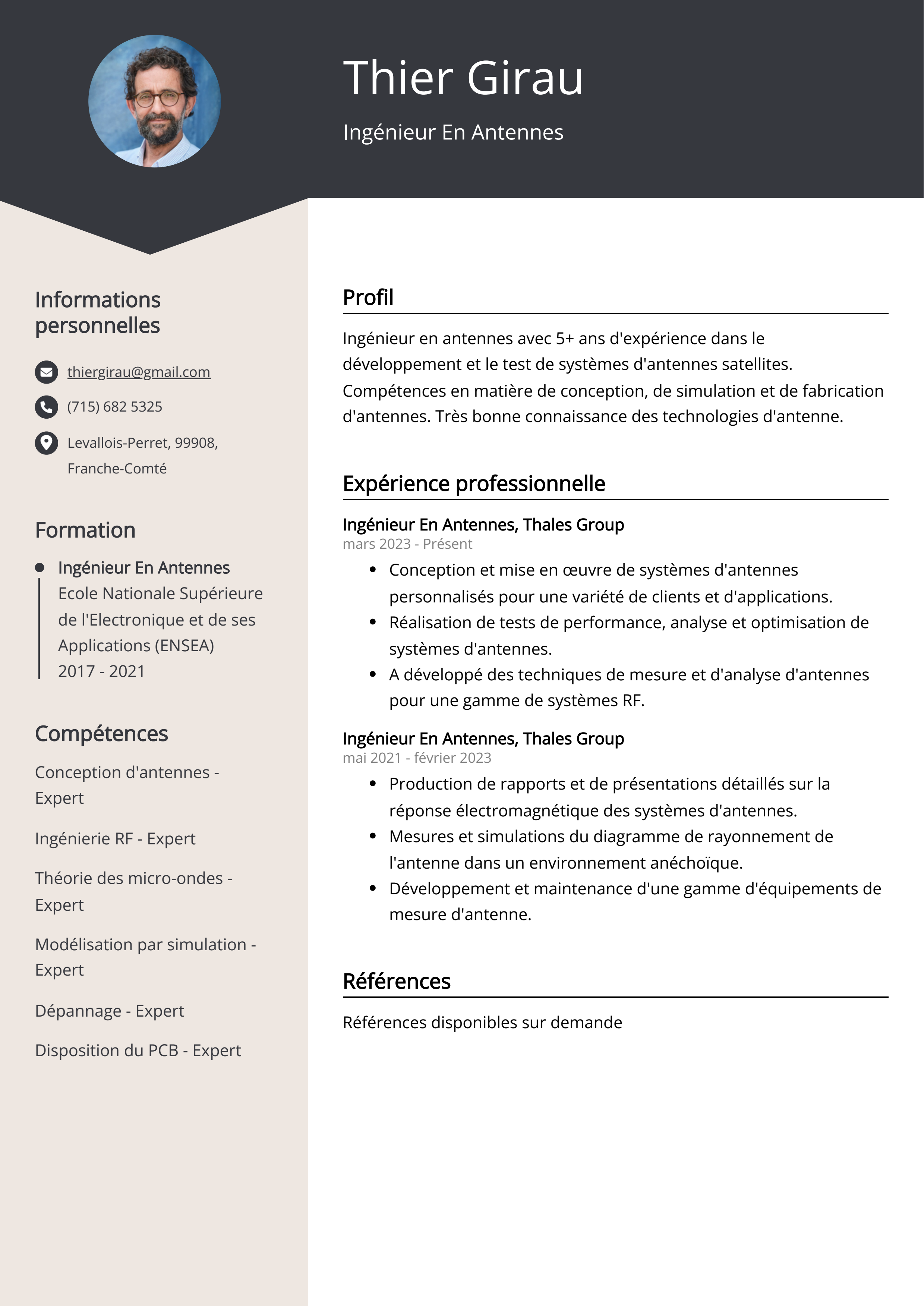 Créer un CV