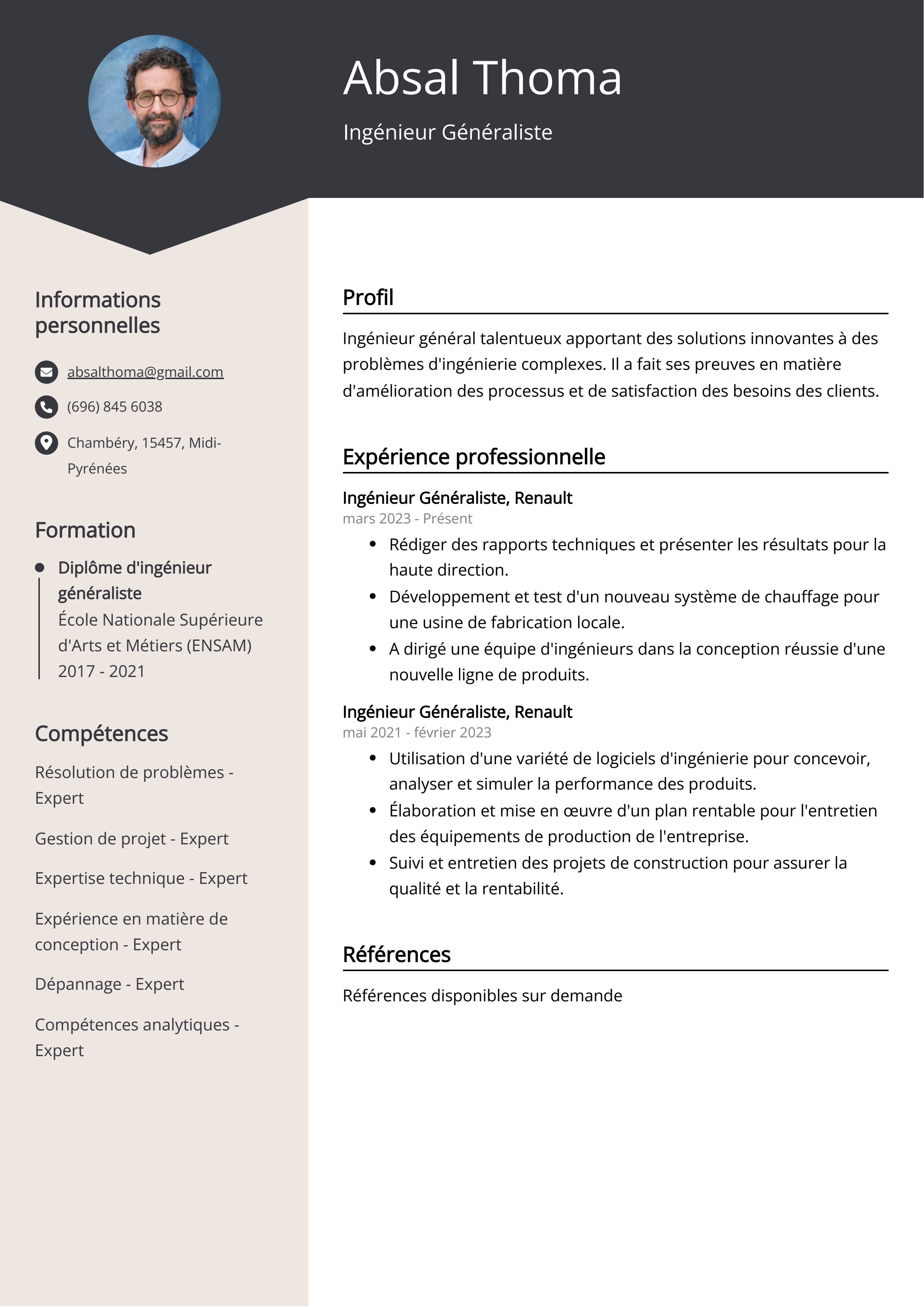 Créer un CV