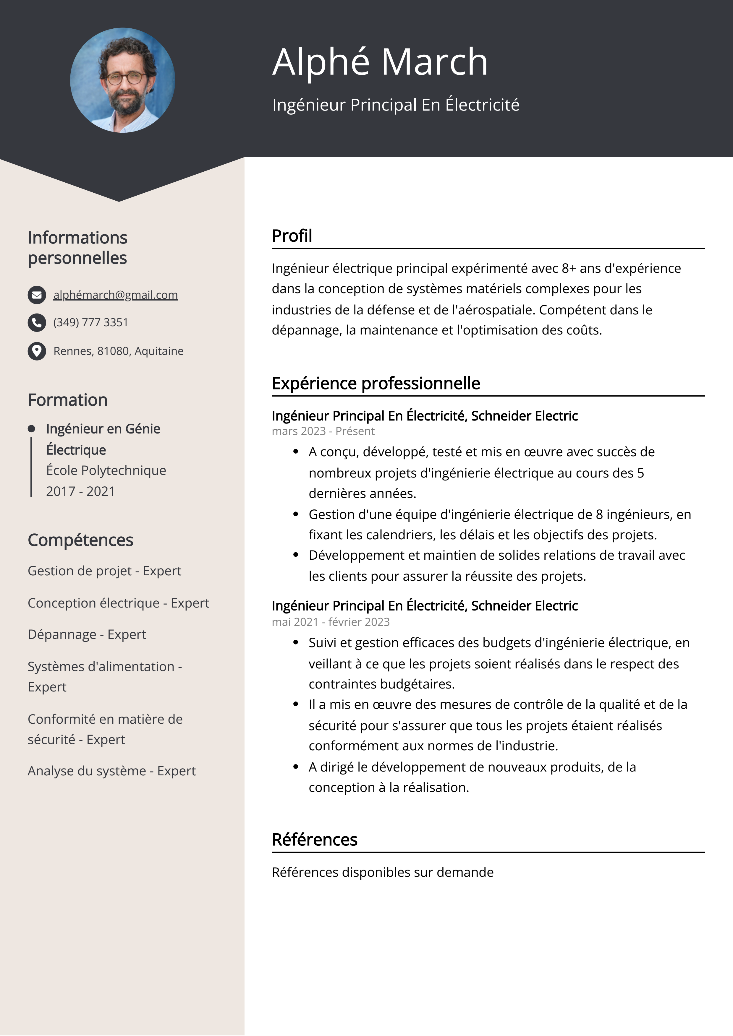 Créer un CV