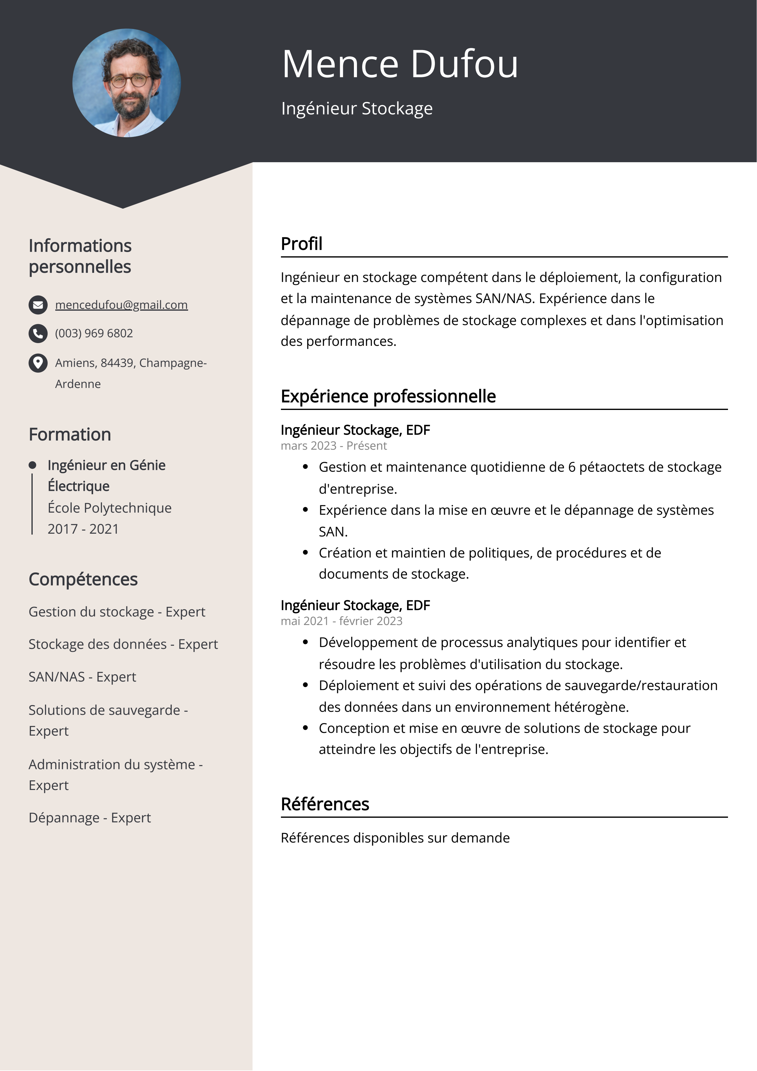 Créer un CV