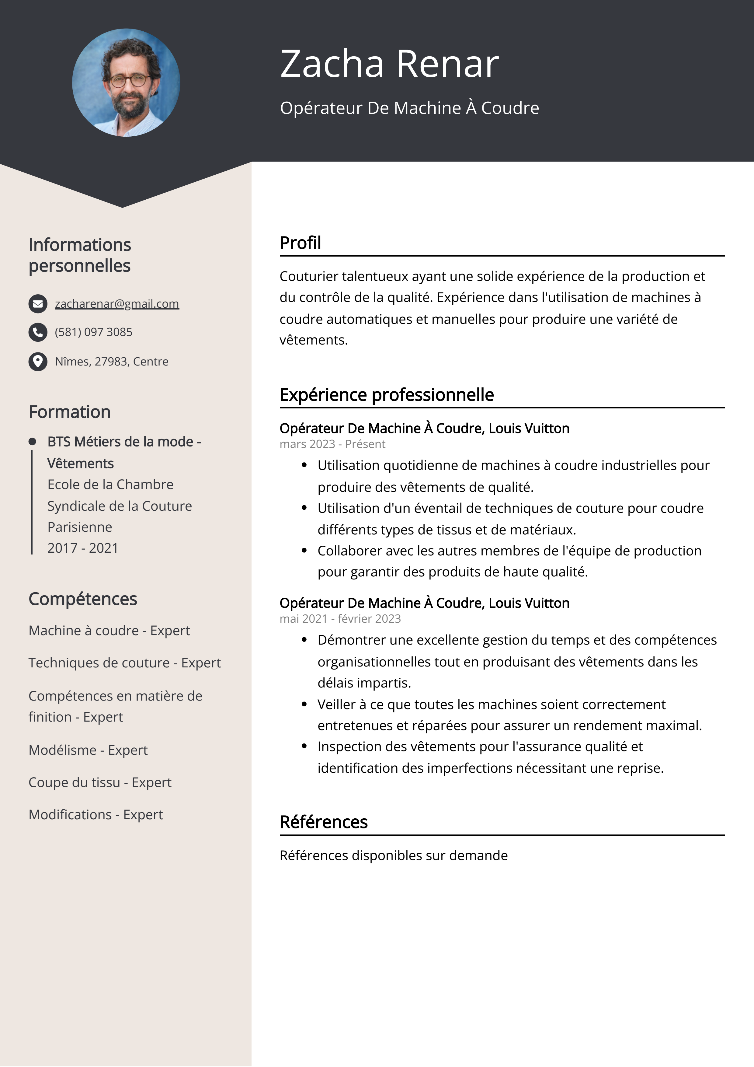 Créer un CV