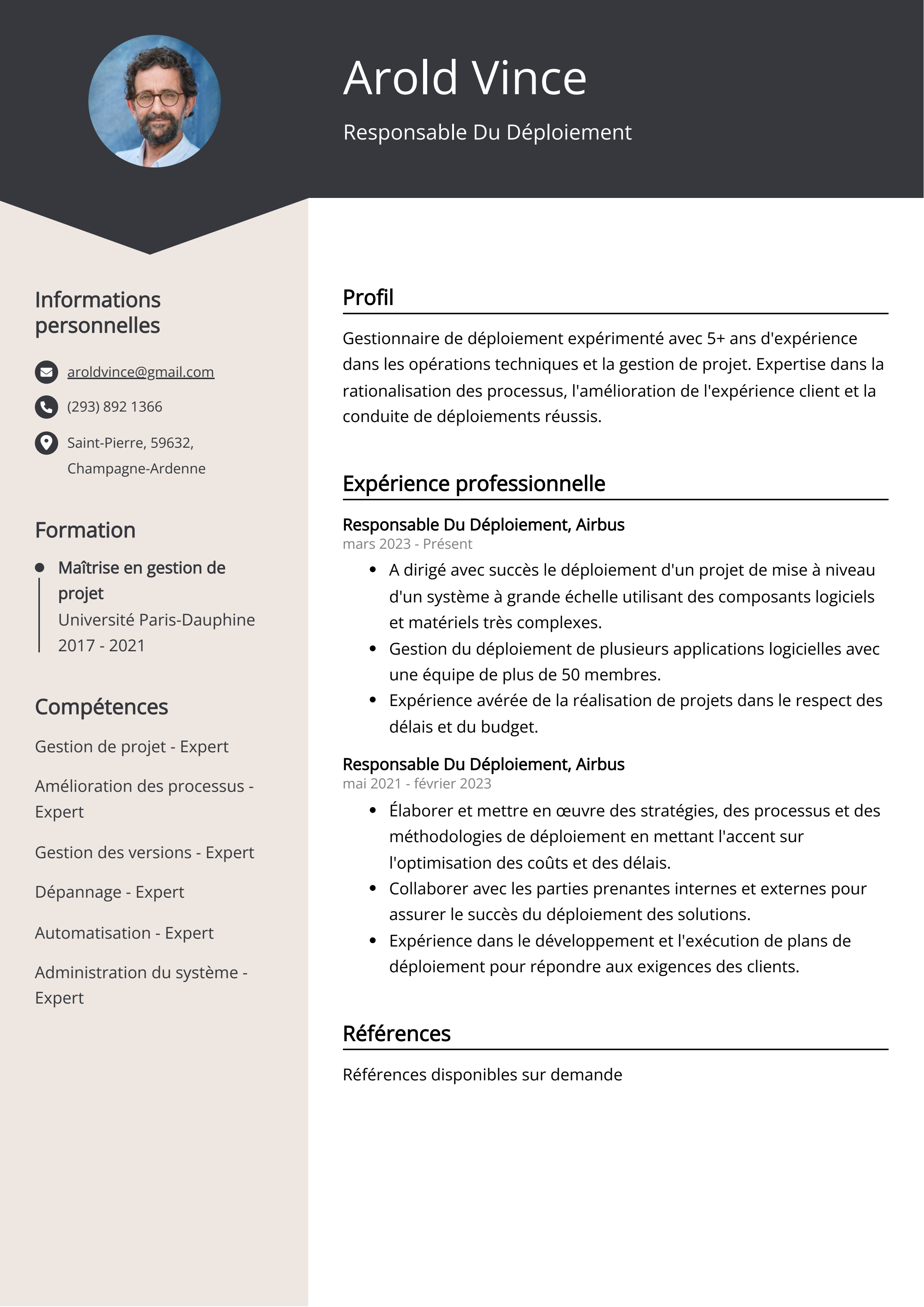 Créer un CV