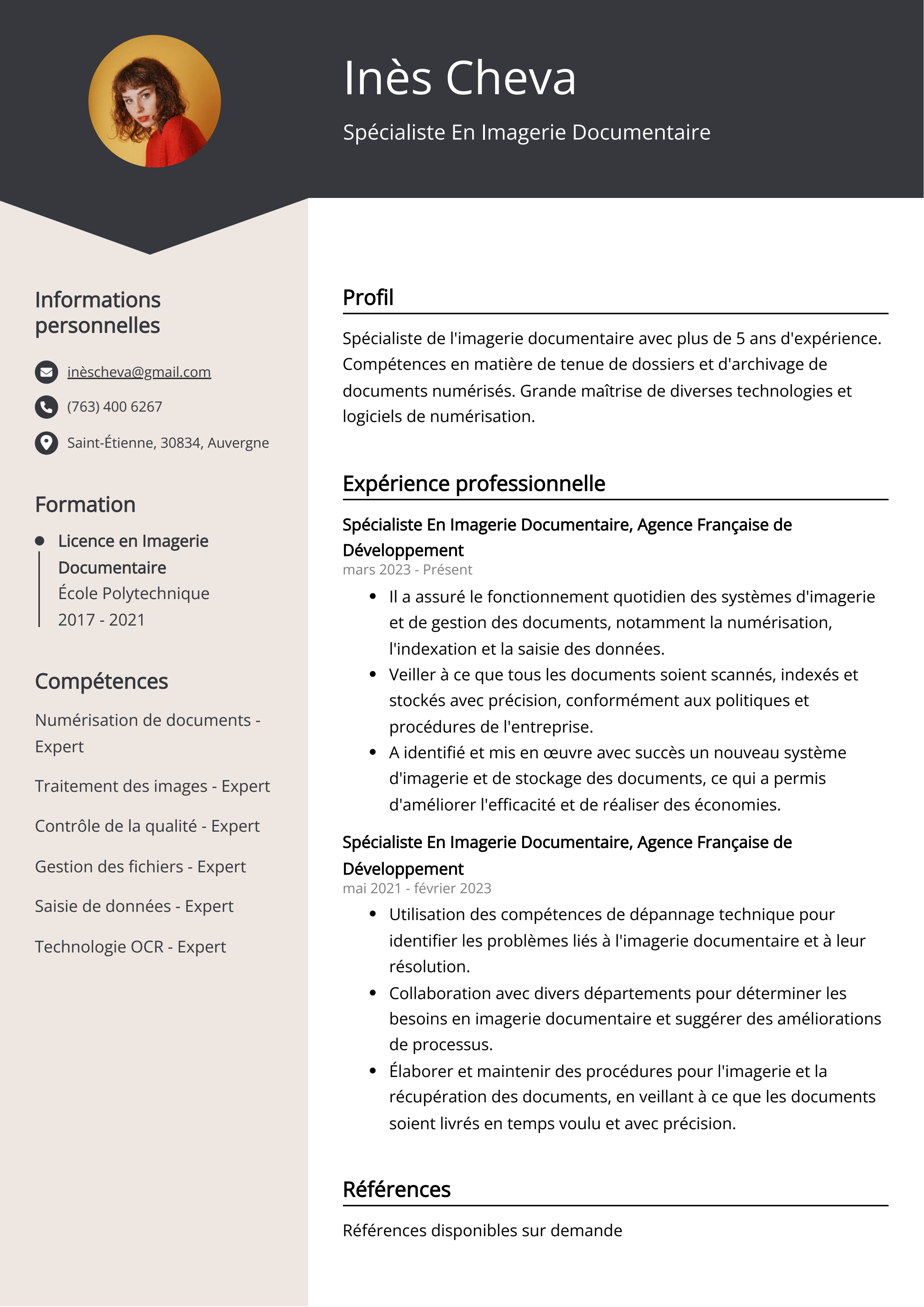 Créer un CV