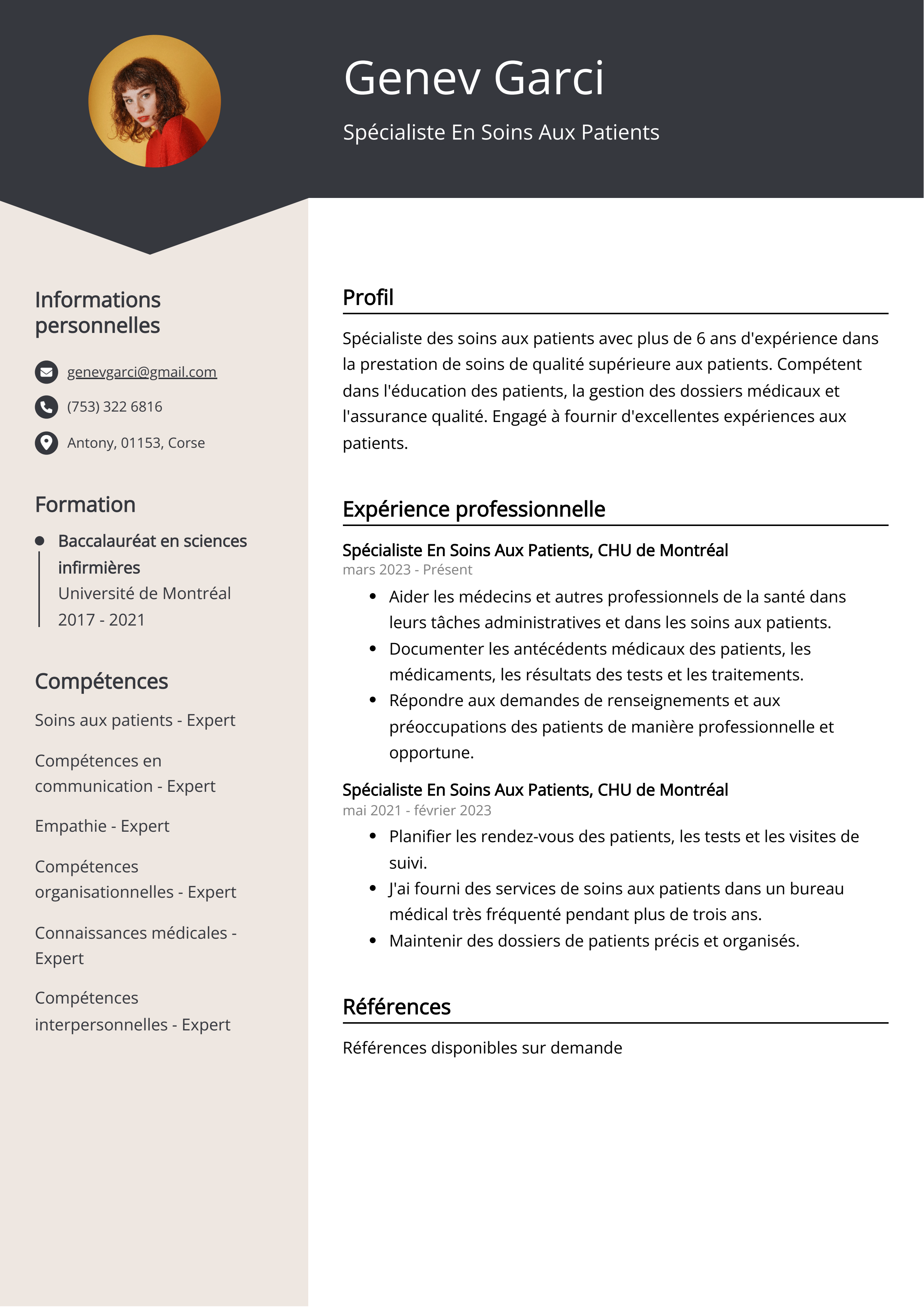 Créer un CV